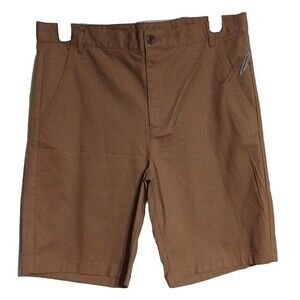 NWT Boys Old Navy Straight Uniform Shorts Size 20 Plus Golden Brown At Knee
